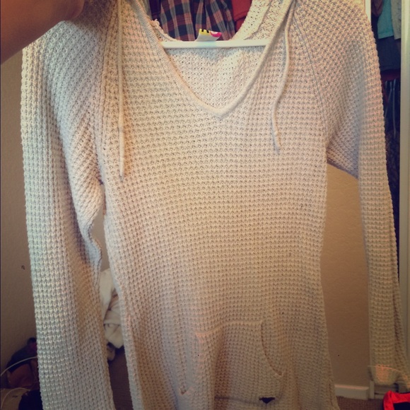 Roxy hooded thermal sweatshirt