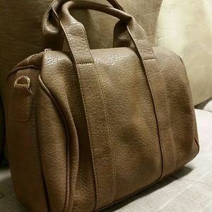 Street Level Beige  Studded Satchel NWT