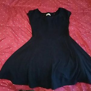 Hollister navy skater dress