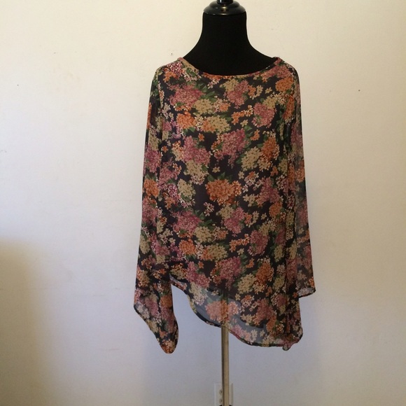 Lush Floral Gypsy Top