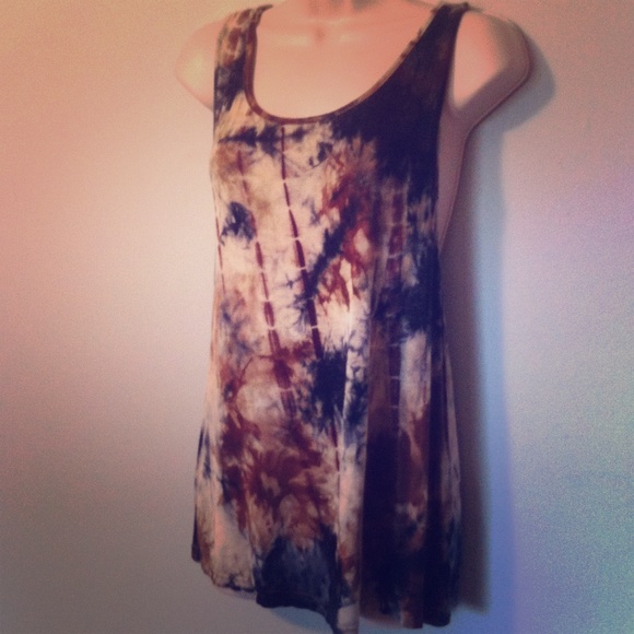 Ya Los Angeles sleeveless top neutral colors large - Picture 1 of 3