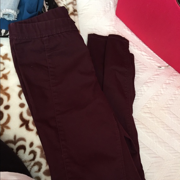purple pants