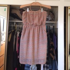 Flowery tube dress