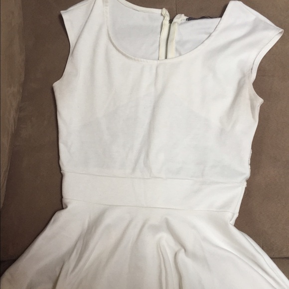 White peplum top, size medium