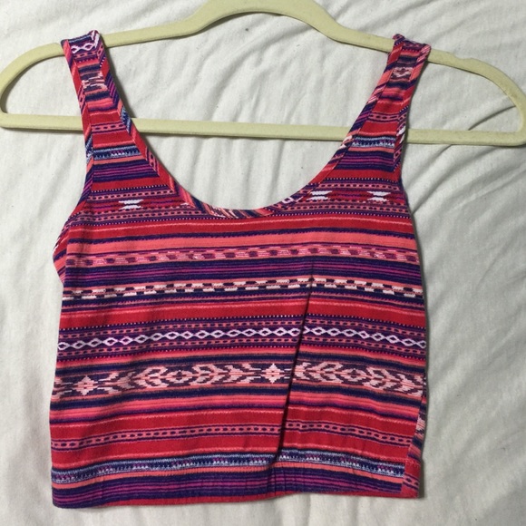 Aztec crop top