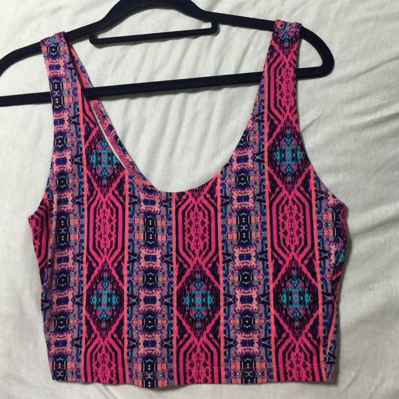 Patterned crop top