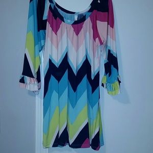 Boutique  chevron  top