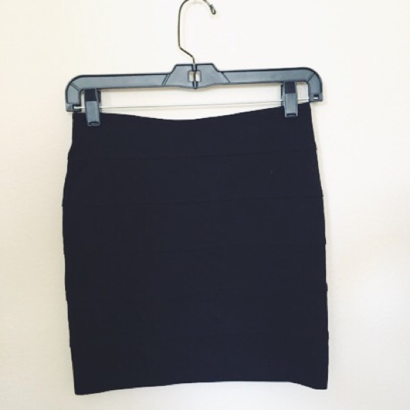 Ribbed Bodycon Skirt