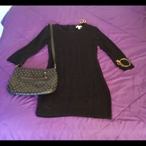 F21 Adorable Cable Knit Sweater Dress