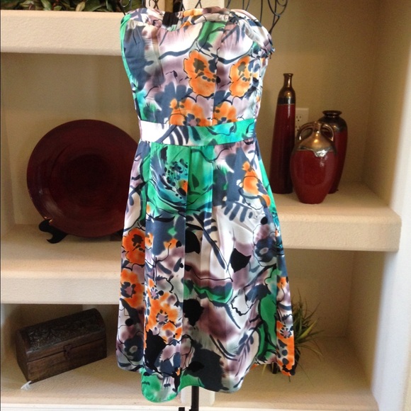 The Limited colorful flowers dress