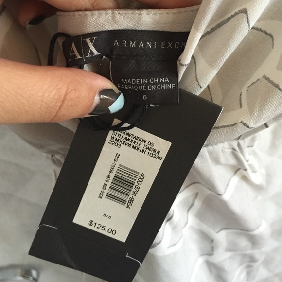 Light grey Flowy Maxi Dress - Armani Exchange - Picture 4 of 4