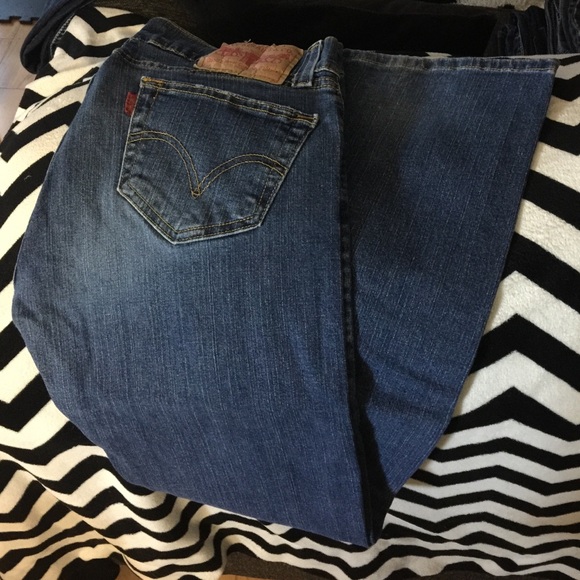 Levi's 504 Slouch Straight Leg Medium Wash 11M