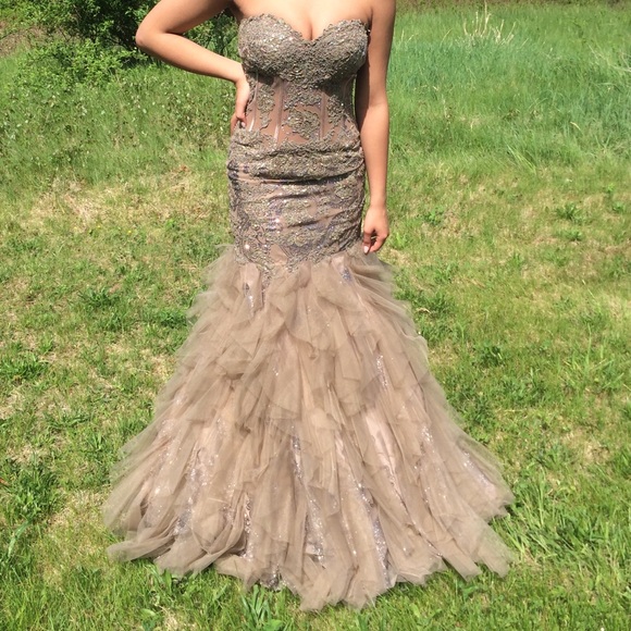 My prom dress. The brand is jovani paid 700