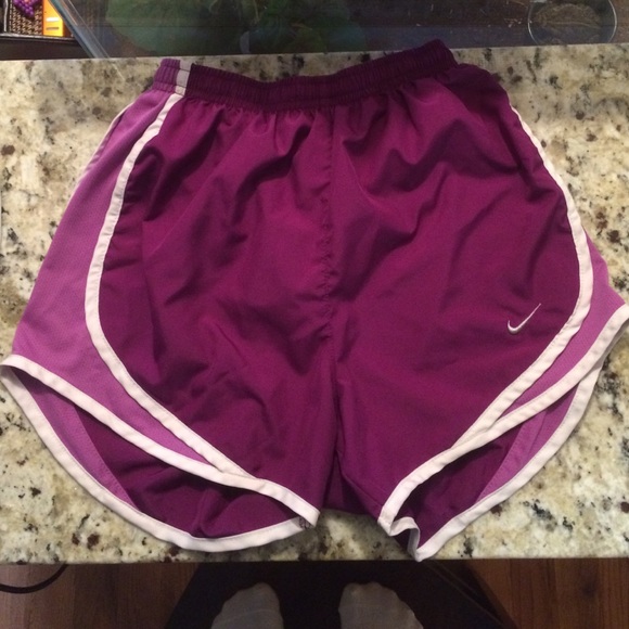 purple on purple nike shorts