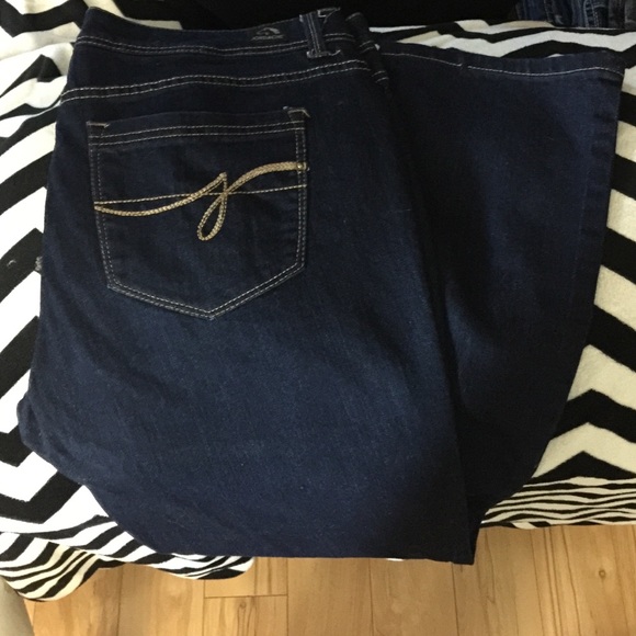 Like New! Jordache size 14 dark wash jeans