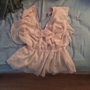 Peach Blouse
