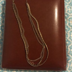 Gold multilayer necklace