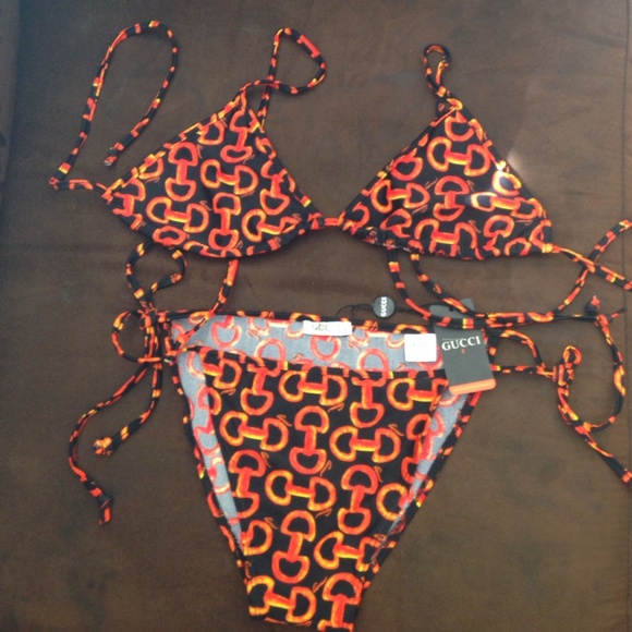 Brand new with tags Gucci two piece bathing suit