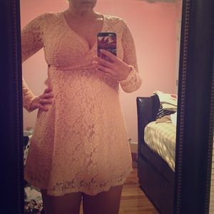 Long Sleeved Floral Dress