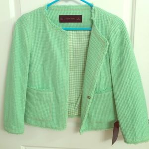 Zara Mint Green Jacket