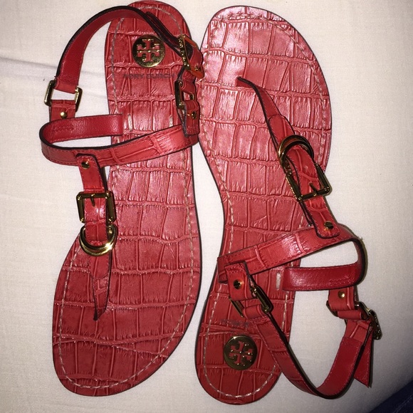 BRAND NEW! Tory burch red sandals!