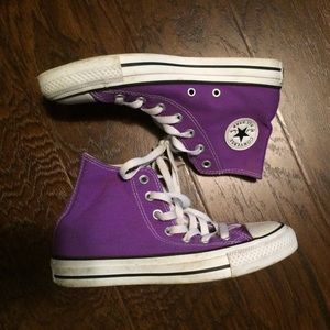 Purple High-Top Converse