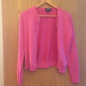 🍁Ralph Lauren Pink Cardigan