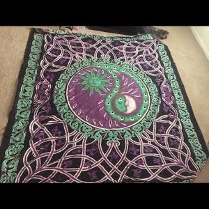 Moon and sun tapestry