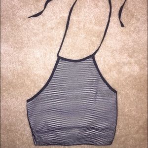 Net halter top!