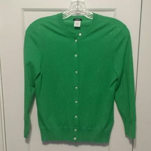 Green lightweight cardigan