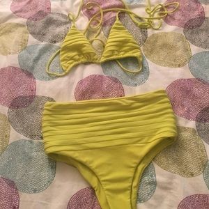 MIKOH high waisted bikini bottom