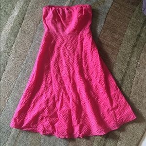 Pink jcrew dress