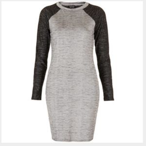 Topshop body-con baseball sleeve dress.