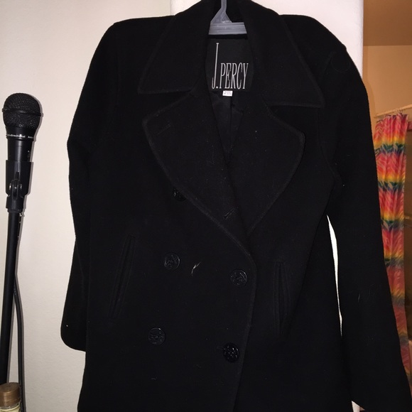 ❄️Heavy Black Button-Down Coat🌌 - Picture 3 of 4