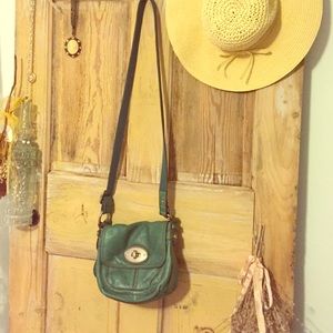 Teal Fossil Satchel