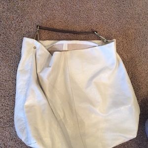 Gianni Chiarini white leather handbag