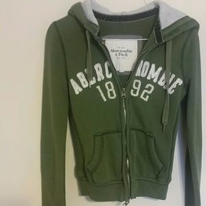 ABERCROMBIE & FITCH ZIP UP HOODIE