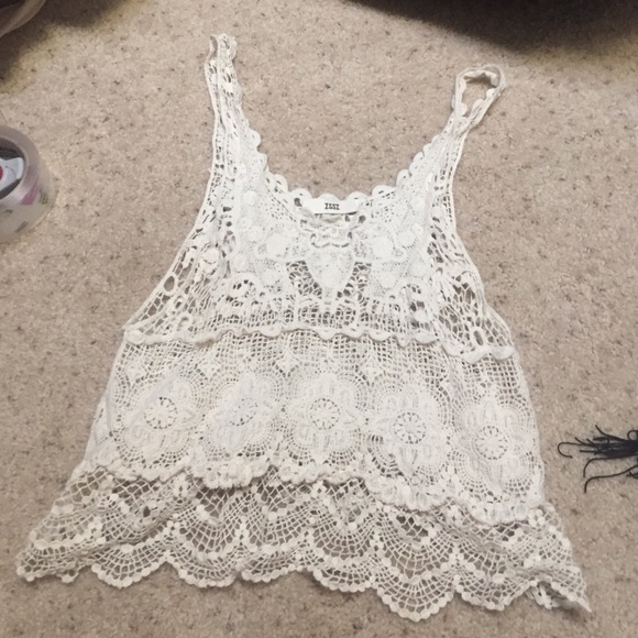 Lace tank top