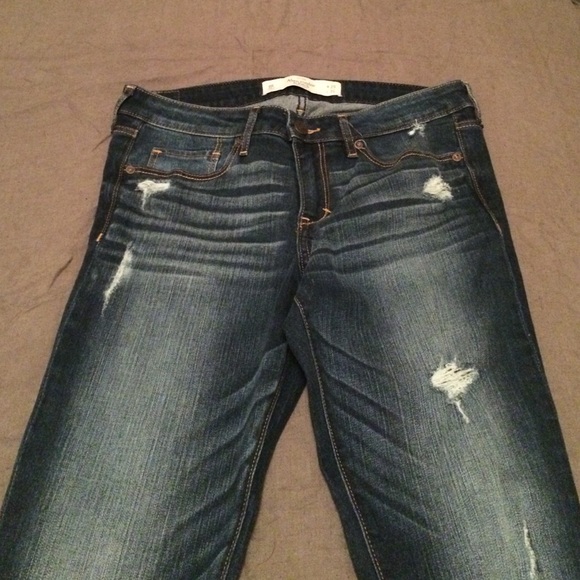 Abercrombie and Fitch skinny jeans.