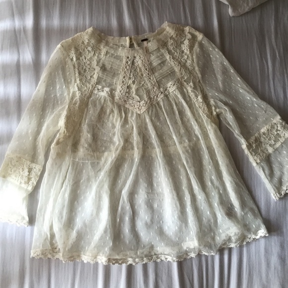 Free People Tops - Bohemian lace top