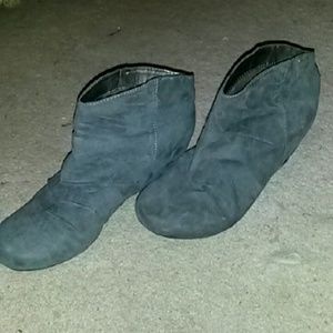 Grey booties
