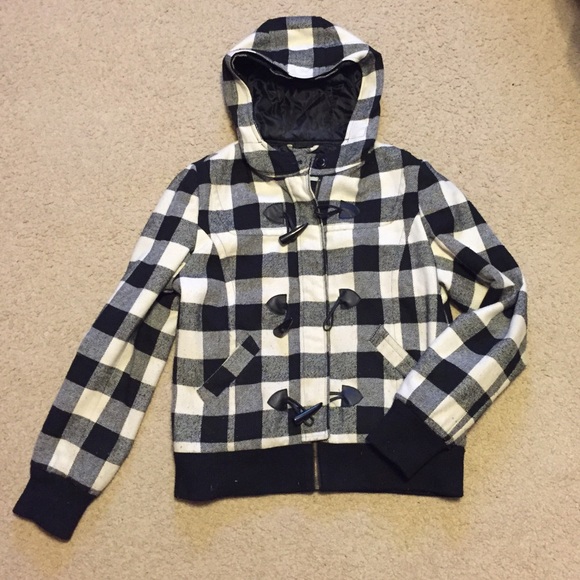 Delia's Plaid Winter Coat