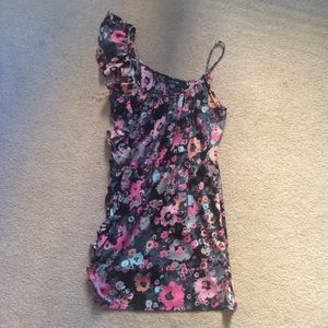 Splotch Patterned Dress