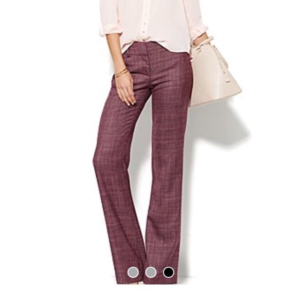 New NY&C bootcut pants.