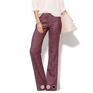 New NY&C bootcut pants.