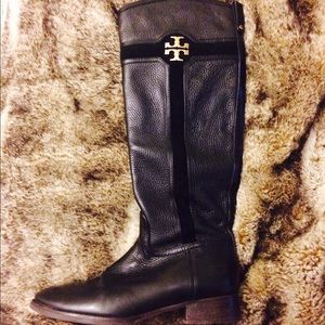 Tory Burch Tall Alaina Boot- Black