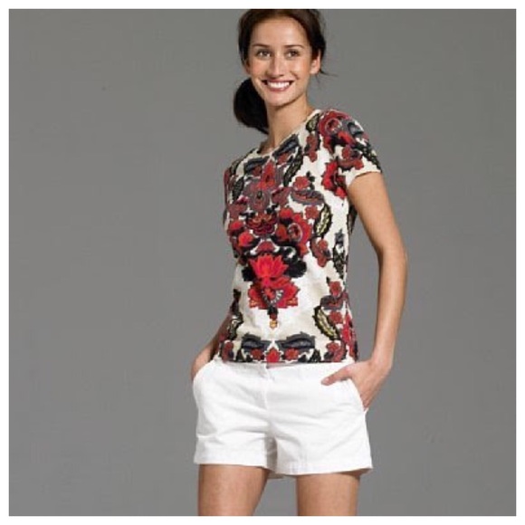NWT J.Crew Florentine Print Sweater