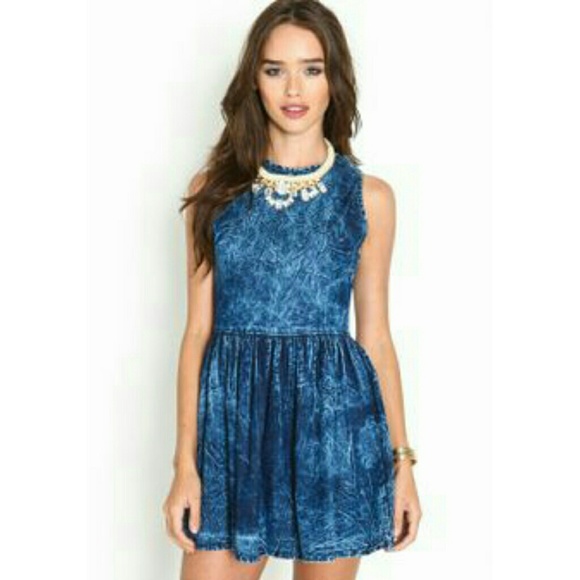 Denim inspired dress