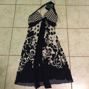 🍂 Halter dress floral print HP