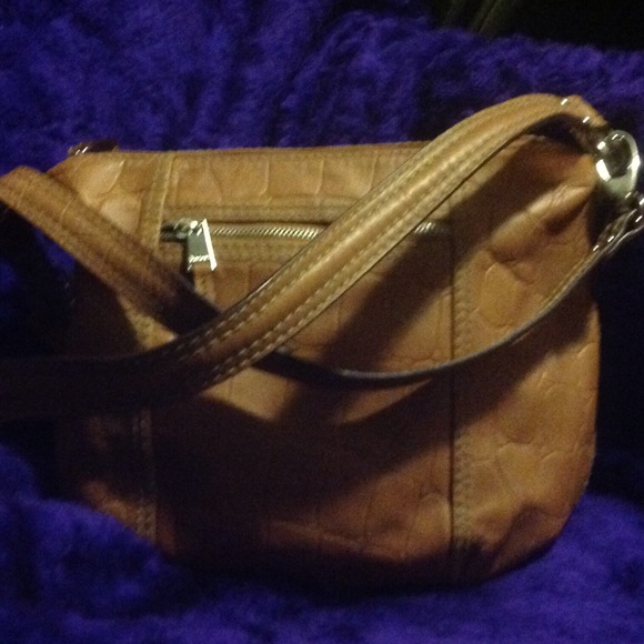 Tignanello camel colored handbag
